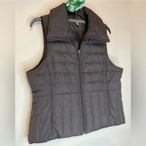 Kenneth Cole Reaction Women's Brown Quilted Vest XL